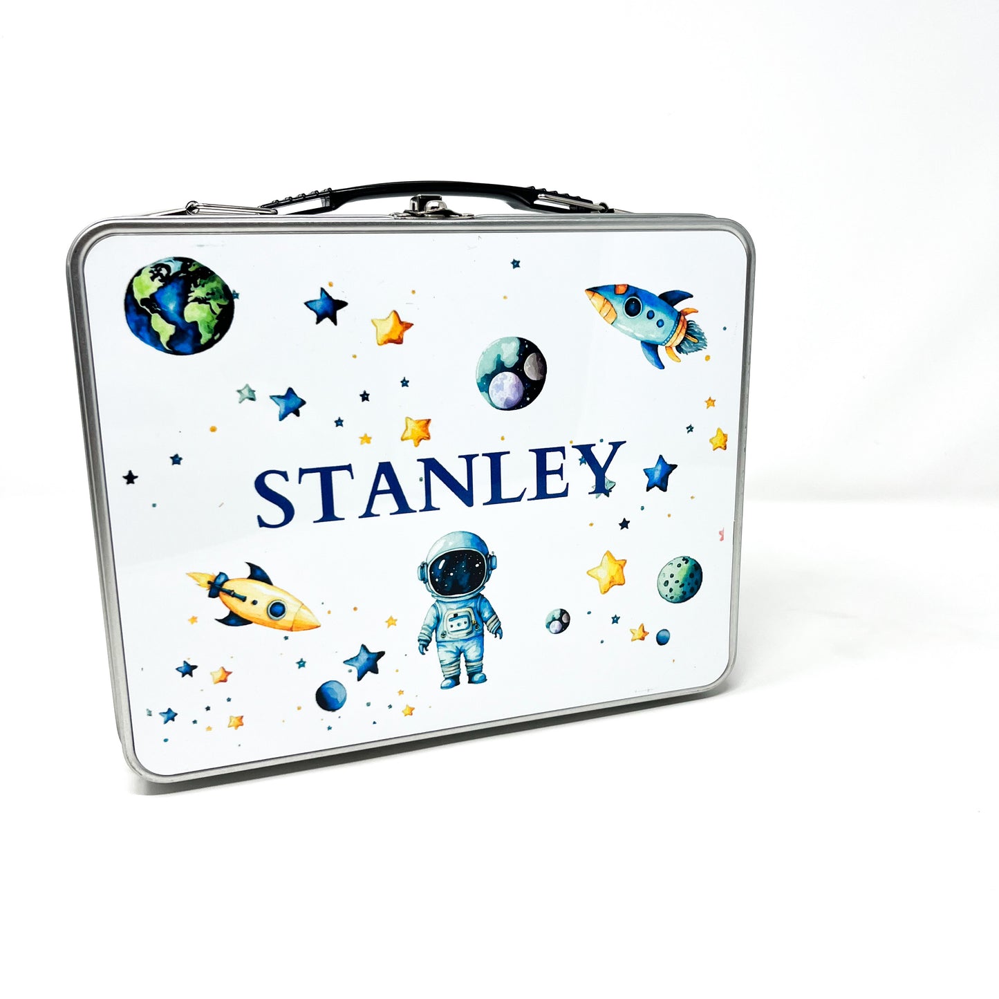 Children’s Personalised Storage Carry Case - Space Design