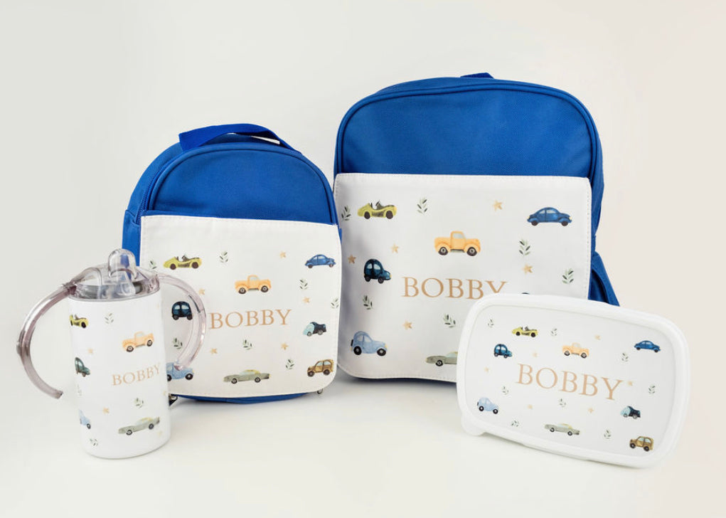 Ready for Nursery and School Set - Personalised Backpack and Lunch Set