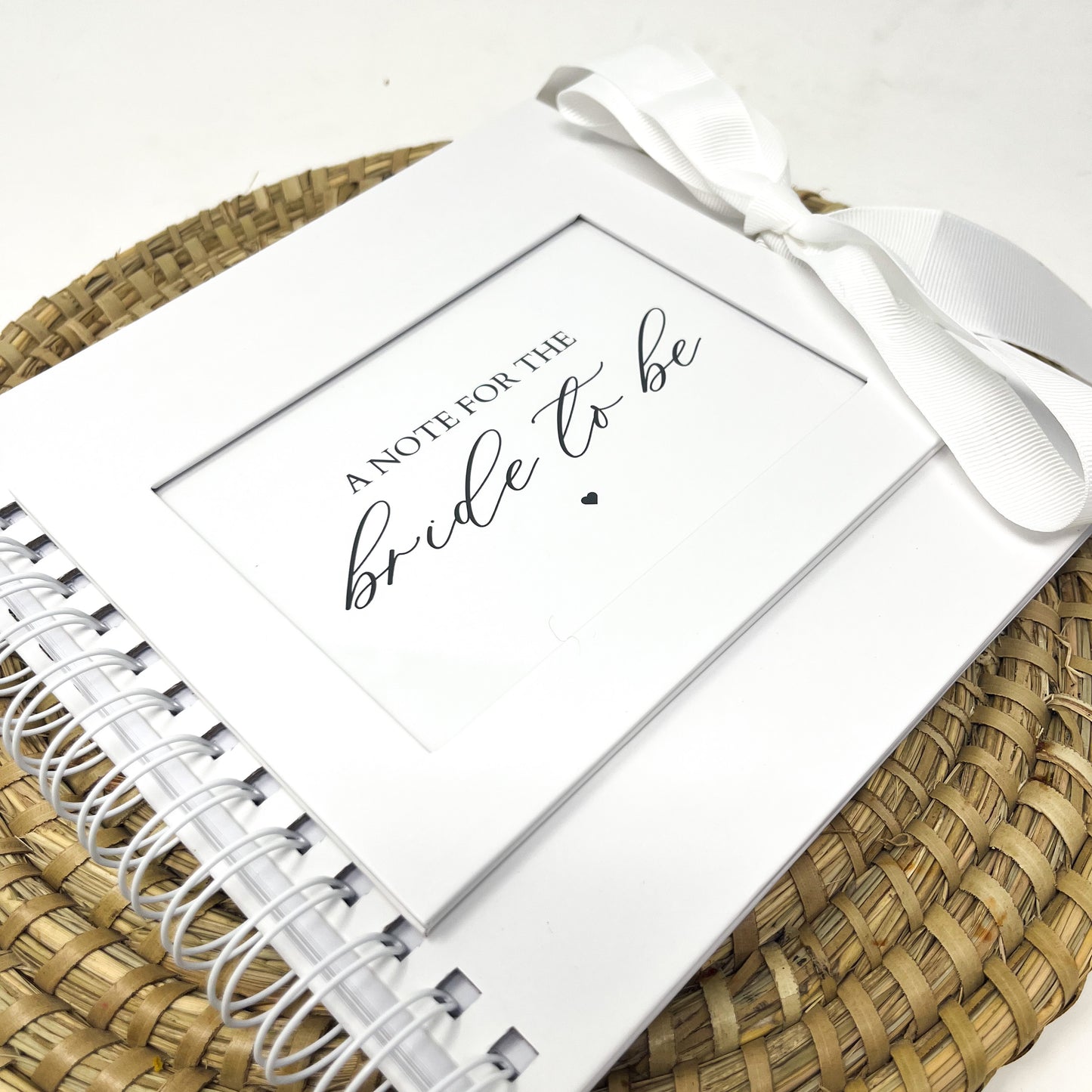 ‘A note for the Bride to be’ scrapbook - Minimal Design