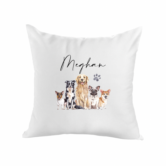 Personalised Cushion - Dog Design