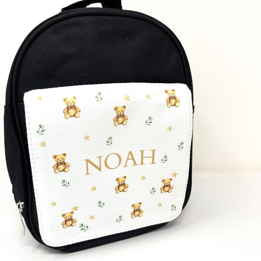 Children’s Personalised Lunch Bag and Box - Teddy Bears