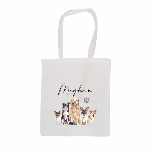 Personalised Shopper Bag - Dog Design