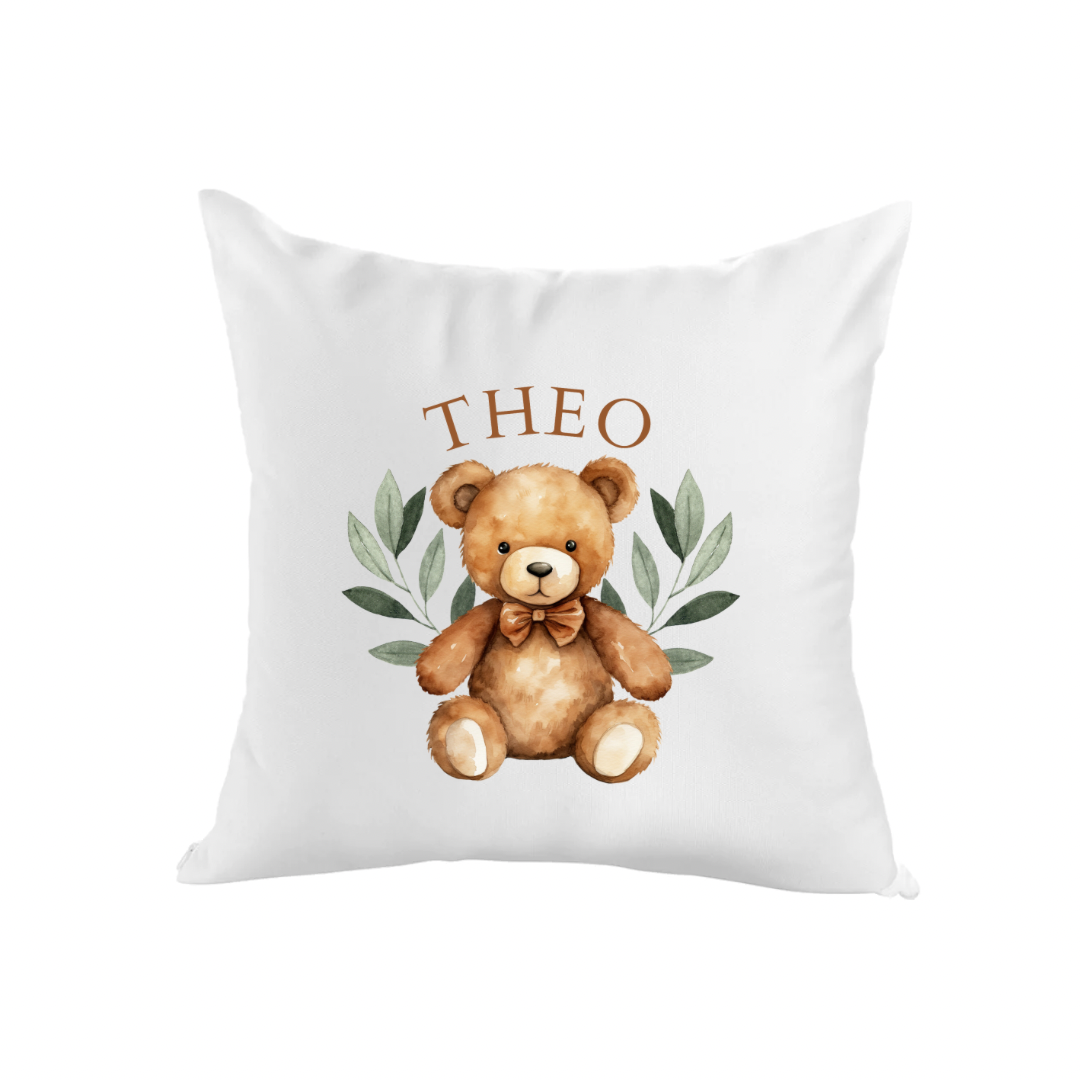 Personalised Cushion - Teddy Design