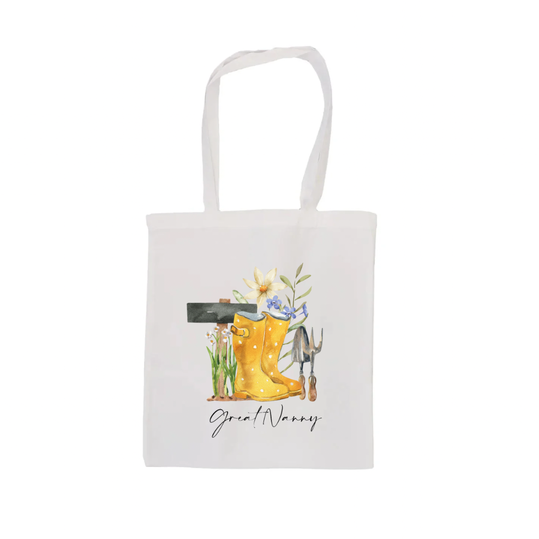 Personalised Shopper Bag - Garden Design