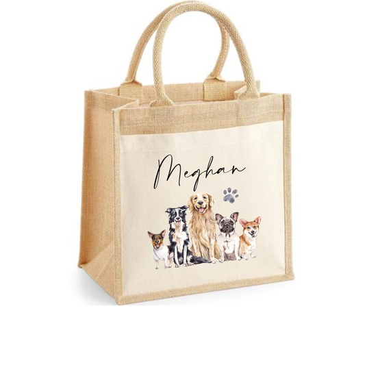 Personalised Tote Bag - Dogs Design