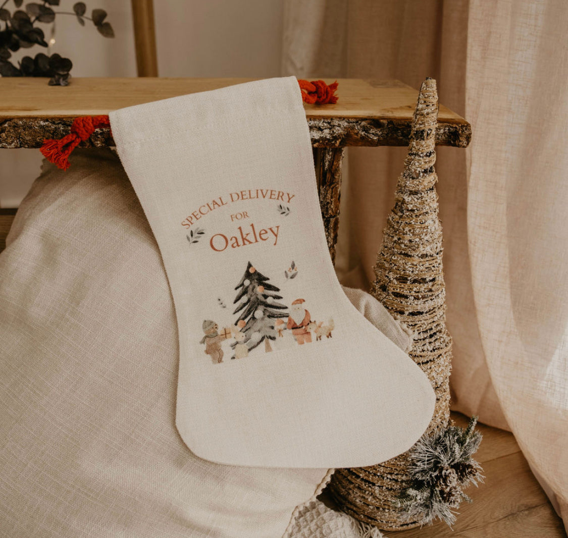 Personalised Santa Sack and Stocking Set