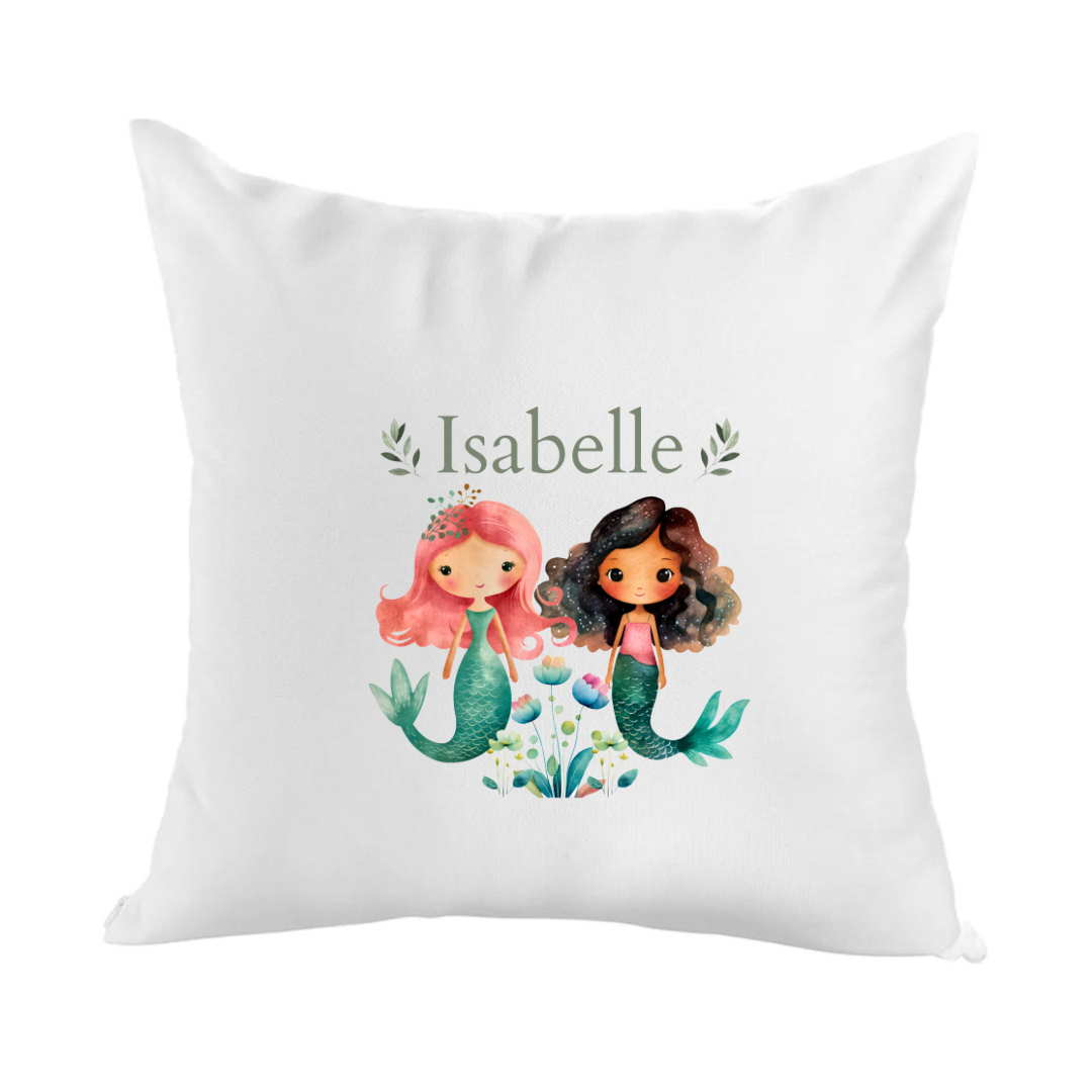 Personalised Cushion - Mermaid Design
